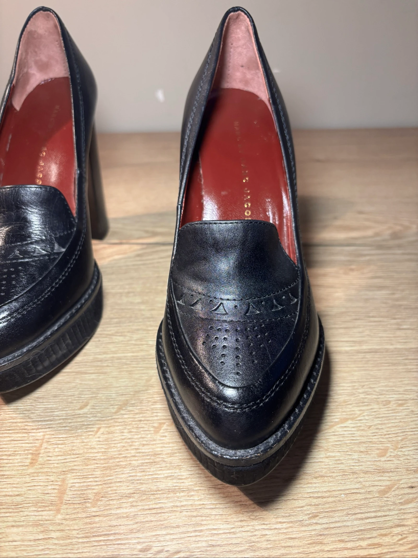 Marc Jacobs Black Leather Platform Heels EU 36 – photo 8